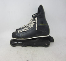 Patins de hóquei em linha vintage Blade Runner Pro Puck preto masculino EUA 11 comprar usado  Enviando para Brazil
