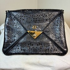 Bolsa Carmen Steffens de couro preta corte laser  comprar usado  Enviando para Brazil