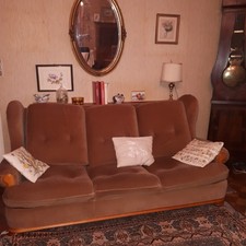 Canape convertible velours d'occasion  Bergerac