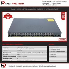 Switch Cisco WS-C2960X-48LPD-L Catalyst 2960X 48x 1GB RJ-45 2x 10GB SFP+ PoE370W comprar usado  Enviando para Brazil
