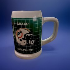 Z55- NFL MIAMI DOLPHINS CERVEJA DE PORCELANA CHOP STEIN comprar usado  Enviando para Brazil