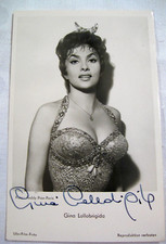 Gina lollobrigida autogramm gebraucht kaufen  Hamburg