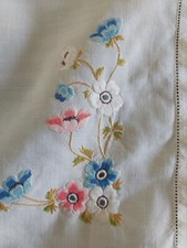 Vintage embroidered traycloth for sale  BIRMINGHAM