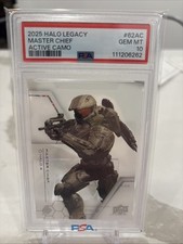 Camuflagem ativa Halo Legacy Master Chief #62AC 2025 PSA 10, usado comprar usado  Enviando para Brazil
