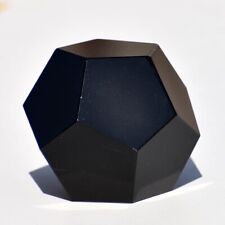 Black obsidian dodecahedron d'occasion  Expédié en Belgium
