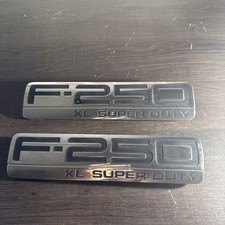 Emblemas cromados 2005 2006 2007 Ford F-250 XL Super Duty fabricante de equipamento original, usado comprar usado  Enviando para Brazil