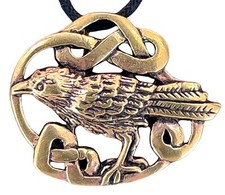 Dinsrabe anhänger bronze gebraucht kaufen  Hamburg