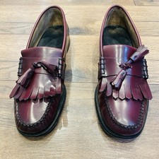 Bass weejuns burgundy for sale  LONDON