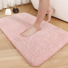 Tapete peludo grosso 16 "x24", tapete de banheiro antiderrapante, rosa 1 peça, usado comprar usado  Enviando para Brazil