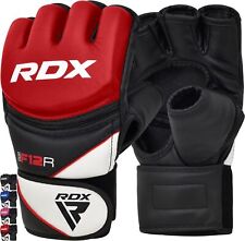 Luvas RDX MMA, Muay Thai, luvas de luta, treinamento de boxe, corte D palma aberta, usado comprar usado  Enviando para Brazil