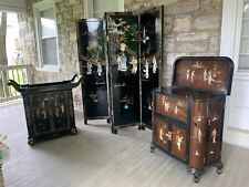 black lacquer bar cabinet for sale  Lansdowne