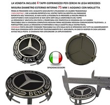 Tappi coprimozzo 75mm usato  Roma