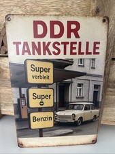 Blechschild ddr tankstelle gebraucht kaufen  Duisburg