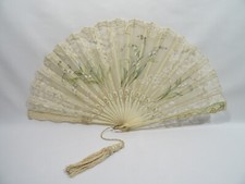 Ancien eventail dentelle d'occasion  Paray-le-Monial