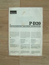 Platine sansui d20 d'occasion  Bourges