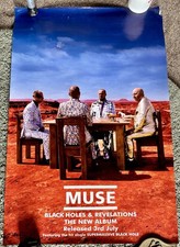 Muse poster black for sale  WALSALL