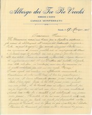 Carta int. albergo usato  Mantova