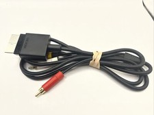 Cabo composto de áudio/vídeo RCA preto original do fabricante Microsoft Xbox 360 AV muito bom estado usado comprar usado  Enviando para Brazil