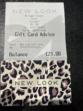 New look gift for sale  REDRUTH