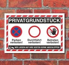 Schild privatgrundstück parke gebraucht kaufen  Bad Driburg