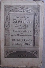 Noten leipziger liedertafel gebraucht kaufen  Bremen