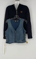 harley davidson denim vest for sale  Minneapolis