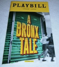 Playbill bronx tale for sale  Barnegat