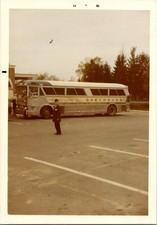 Foto instantânea vintage de transporte de veículo ônibus fretado Greyhound PH2011, usado comprar usado  Enviando para Brazil