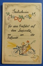 1920ca gustschein... coppia usato 1920ca gustschein... coppia usato  Solopaca