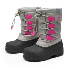 Novas Botas Infantis Meninos Meninas Tamanho 13 Isolamento Impermeável Antiderrapante Cinza Neve Rosa comprar usado  Enviando para Brazil