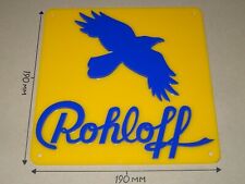 Rohloff acrylic sign. for sale  UK