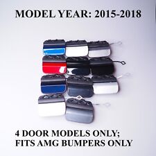 Tampa de gancho de reboque para-choque traseiro para Mercedes Classe C W205 AMG 15-18 escolha a cor comprar usado  Enviando para Brazil