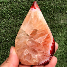 130G raro ágata vermelha quartzo forma livre cristal mineral amostra cura comprar usado  Enviando para Brazil