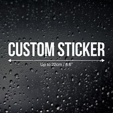 Custom vinyl stickers for sale  CREWE