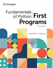 Fundamentals of Python: First - Paperback, by Lambert Kenneth - Very Good comprar usado  Enviando para Brazil