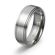 wedding titanium band for sale  USA