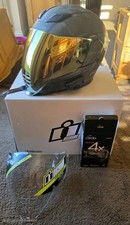 Motorcycle helmet icon for sale  WEST CALDER