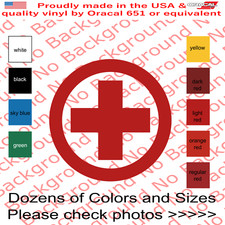 Red cross vinyl for sale  Elk Grove