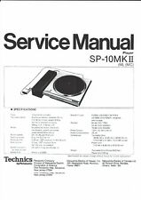Technics service manual gebraucht kaufen  Salzgitter