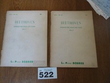 Sonatas BEETHOVEN para violino e piano volume 1/3a e 3b - partituras de bolso Lea comprar usado  Enviando para Brazil