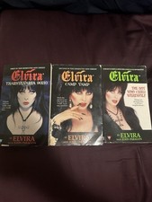 Rare Elvira Novel Set 3 Boy Cried Werewolf Transylvania 90210 Camp Vamp Paragon , usado comprar usado  Enviando para Brazil