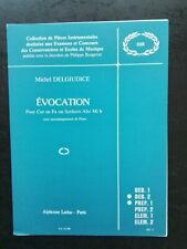 Partition delgiudice evocation d'occasion  Milly-sur-Thérain