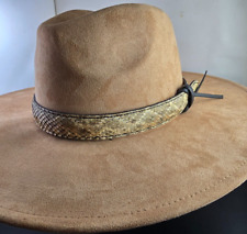 Rattlesnake skin hat for sale  Silver Springs