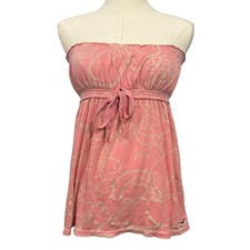 Regata Hollister feminina tubo L babydoll Y2K vintage sem alças cintura havaiana, usado comprar usado  Enviando para Brazil