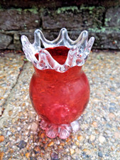 Vintage cranberry glass for sale  WATERLOOVILLE