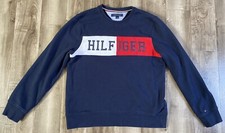 Usado, Moletom masculino Tommy Hilfiger gola redonda azul marinho tamanho pequeno comprar usado  Enviando para Brazil