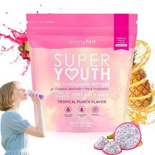SkinnyFit Super Youth Peptídeos Multicolágeno Tropical Punch comprar usado  Enviando para Brazil