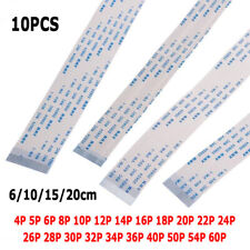 Usado, 10 peças fita de cabo plano flexível FFC/FPC passo 0,5 mm 4/6/8/10-60 pinos 6/10/15/20 cm comprar usado  Enviando para Brazil