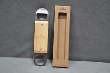 1x Abridor de Garrafa Corona Resistente 7" 18cm Aço Inoxidável Cabo de Madeira Novo Na Caixa comprar usado  Enviando para Brazil