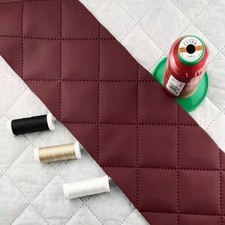 Ekoskóra Pikowana Ultradźwiękowo kolor Bordowy, używany na sprzedaż  PL